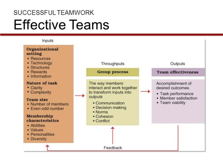 Team Effectiveness: Meaning and Nature – india free notes.com